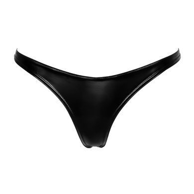 Сексуальні стрінги під латекс Noir Handmade P010 Powerwetlook thong, розмір S зображення