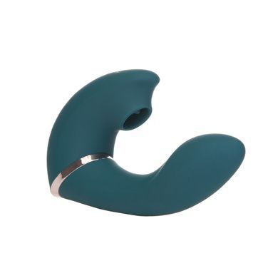 Вакуумний вібратор з язичком Swan The Monarch Swan Teal (діаметр 3,3 см) зображення
