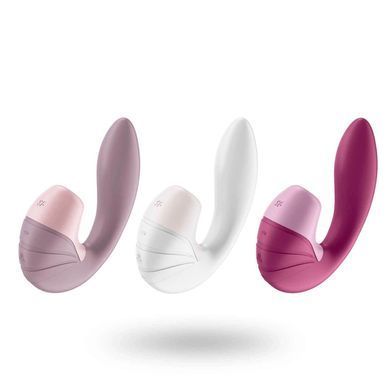 Вакуумний стимулятор &ndash; вібратор Satisfyer Supernova White (діаметр 3,5 см) зображення