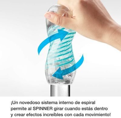 Мастурбатор з більш жорсткою спіраллю Tenga Spinner Beads (середня стимуляція) зображення
