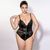 Боди на молнии JSY P61153 Black Plus Size картинка
