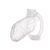 Клітка для пеніса з замком LOCKINK SEVANDA Plastic Penis Chastity Cage Transparent зображення