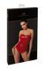Корсет на молнии Noir Handmade F355 Red Powerwetlook corset, размер S картинка 6