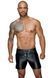 Чоловічі шорти на шнурку Noir Handmade H061 Powerwetlook shorts, розмір S картинка 1