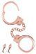 Наручники металеві з ключами Fetish Tentation Premium Chick wrist cuffs in rose-gold metal картинка 1