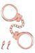 Наручники металеві з ключами Fetish Tentation Premium Chick wrist cuffs in rose-gold metal картинка 3