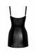 Мини платье на молнии Noir Handmade F320 Starlet wetlook minidress with ring belt, размер S картинка 4