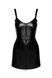 Мини платье на молнии Noir Handmade F320 Starlet wetlook minidress with ring belt, размер S картинка 3