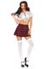 Рольовий костюм школярки Leg Avenue Classic School Girl Red, розмір M/L  картинка 3