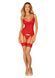 Корсет с кружевом + трусики Obsessive Ingridia corset & thong, размер M/L картинка 6