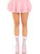Носки ажурные с рюшами Leg Avenue Mini Bow Lace Anklet White картинка 5