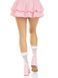 Носки ажурные с рюшами Leg Avenue Mini Bow Lace Anklet White картинка 7