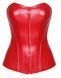 Корсет на молнии Noir Handmade F355 Red Powerwetlook corset, размер S картинка 3