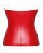 Корсет на молнии Noir Handmade F355 Red Powerwetlook corset, размер S картинка 4