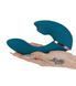 Вакуумний вібратор з язичком Swan The Monarch Swan Teal (діаметр 3,3 см) картинка 4