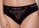 Трусики з широкою гумкою і мереживом Passion PS001 PANTIES black, розмір M картинка 1