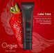 Съедобный лубрикант на водной основе Orgie Lube Tube Strawberry, клубника (100 мл) картинка 7