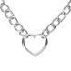 Нашийник з повідцем Bedroom Fantasies: Collar with Chain Silver картинка 8