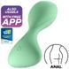 Анальная смарт-пробка с вибрацией Satisfyer Trendsetter Green (диаметр 3,4 см) картинка
