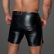Чоловічі шорти на шнурку Noir Handmade H061 Powerwetlook shorts, розмір S картинка 4