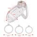 Клітка для пеніса з замком LOCKINK SEVANDA Plastic Penis Chastity Cage Transparent картинка 9