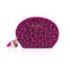 Мини вибромассажер Rianne S: Lovely Leopard Purple + косметичка-чехол на замочке картинка 3