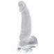 Прозрачный фаллоимитатор на присоске Alive Jelly Dildo Ranger (диаметр 4 см) картинка
