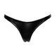Сексуальні стрінги під латекс Noir Handmade P010 Powerwetlook thong, розмір S картинка 3