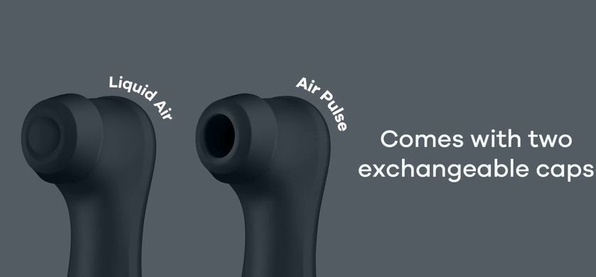 Вакуумный клиторальный стимулятор с вибрацией Satisfyer Pro 2 Generation 3 with Liquid Air Dark Grey картинка