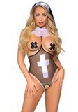 Фото Ролевый костюм монахини Leg Avenue Roleplay Blessed Nun OS White/Black