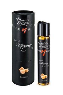 Массажное масло съедобное с афродизиаками Plaisirs Secrets Caramel Карамель (59 мл) картинка