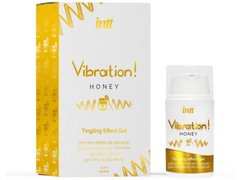 Рідкий вібратор Intt Vibration Honey, мед (15 мл) зображення