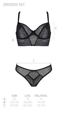 Сексуальний комплект Passion ECO DROSERA SET black, розмір L/XL зображення