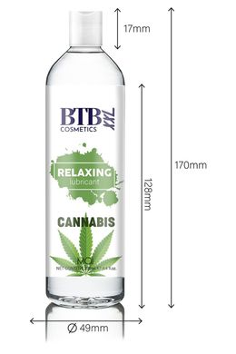 Розслаблюючий лубрикант на водній основі MAI BTB Relaxing Lubricant Cannabis, канабіс (250 мл) зображення