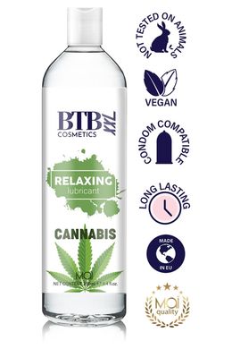 Расслабляющий лубрикант на водной основе MAI BTB Flavored Cannabis, каннабис (250 мл) картинка