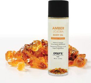 Массажное масло гармонизирующее EXSENS Amber Jojoba Янтарь и жожоба (100 мл) картинка