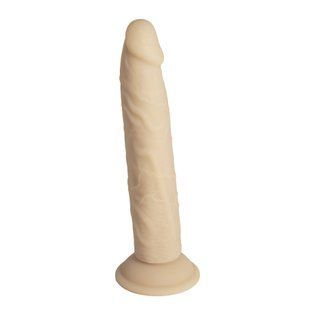 Фаллоимитатор на присоске + вибропуля Naked Addiction 9&rdquo; Silicone Dual Density Bendable Dildo Vanilla (диаметр 4,3 см) картинка