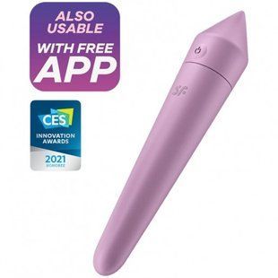 Віброкуля-смарт перезарядна Satisfyer Ultra Power Bullet 8 Lilac зображення