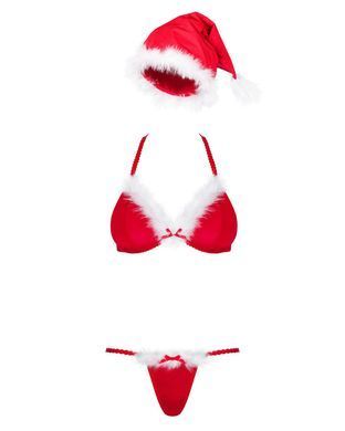 Новогодний комплект Санты Obsessive Santastic 3-pcs set, размер S/M картинка