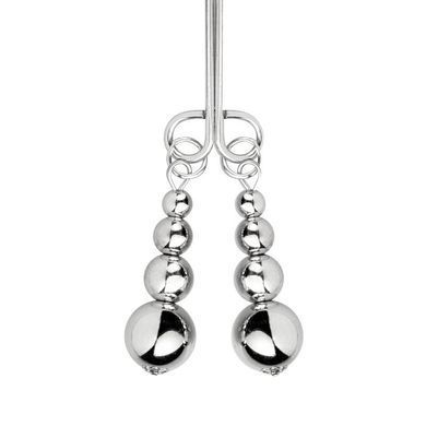 Затискачі для сосків та клітора Bedroom Fantasies: Nipple and Clitoris Clamps Silver зображення