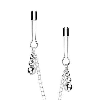 Затискачі для сосків та клітора Bedroom Fantasies: Nipple and Clitoris Clamps Silver зображення