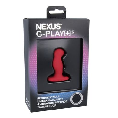 Масажер простати з вібрацією Nexus G-Play Plus S Red, Червоний зображення