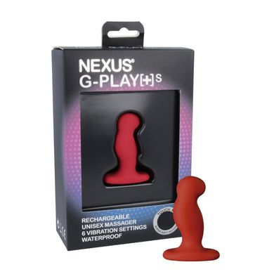 Массажер простаты с вибрацией Nexus G-Play Plus S Red, Красный картинка
