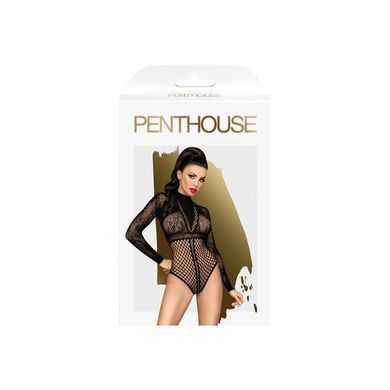 Боді з довгим рукавом Penthouse Spicy whisper Black, розмір XL зображення