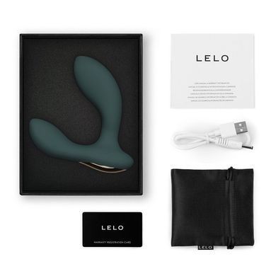 Смарт массажер простаты с вибрацией LELO Hugo 2 Green (диаметр 4,1 см) картинка