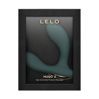 Смарт массажер простаты с вибрацией LELO Hugo 2 Green (диаметр 4,1 см) картинка