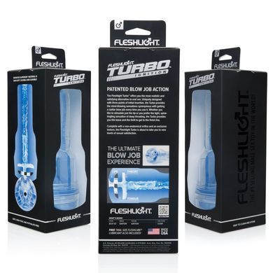 Мастурбатор Fleshlight Turbo Ignition Blue Ice (имитатор минета) картинка