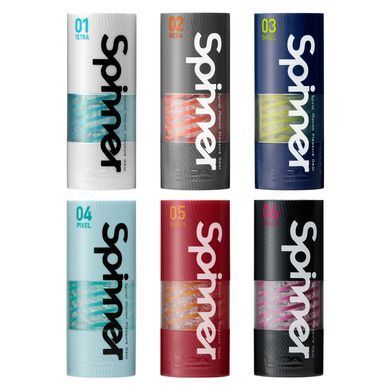 Мастурбатор з жорсткою спіраллю Tenga Spinner Brick (сильна стимуляція) зображення