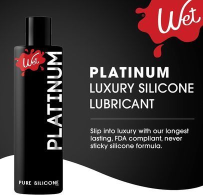 Лубрикант на силіконовій основі Wet Pure Silicone Platinum (30 мл) зображення