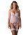 Напівпрозорий корсет з підв&rsquo;язками + трусики Obsessive Alissium corset & thong White, розмір XS/S зображення